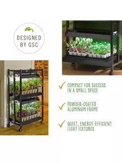 Compact 2-Tier SunLite® Garden 10 Compact 2-Tier SunLite® Garden -Garden Care Shop 39 414 7