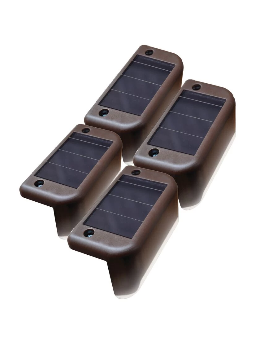 Maxsa® Solar Powered Deck Lights, Pack Of 4 2 Maxsa® Solar Powered Deck Lights, Pack Of 4 - Image 2