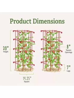 Tomato Cages, Set Of 4 -Garden Care Shop 8587040 1