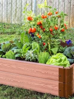 Composite Raised Bed With 1" Boards, 11" 25 Composite Raised Bed With 1" Boards, 11" -Garden Care Shop 8588269 02V tif