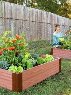 Composite Raised Bed With 1" Boards, 11" 27 Composite Raised Bed With 1" Boards, 11" -Garden Care Shop 8588269 03V tif