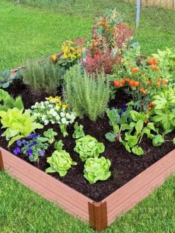Composite Raised Bed With 1" Boards, 11" 22 Composite Raised Bed With 1" Boards, 11" -Garden Care Shop 8588274 03V tif