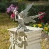 Sitting Fairy Flutist Statue