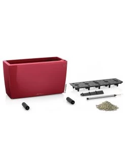Lechuza® Cararo Rectangular Indoor Planter With Casters -Garden Care Shop 8590295 04v