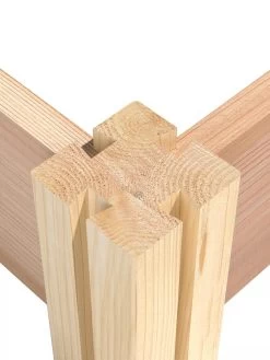 Cedar Raised Garden Bed, 4' X 4' X 6" -Garden Care Shop 8591724 05V tif