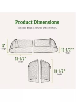 3-in-1 Chicken Wire Cloche -Garden Care Shop 8592117 dimensions