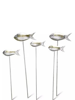 Fish Out Of Water Garden Stakes, Set Of 5 -Garden Care Shop 8593672 0067 tif