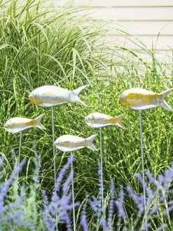 Fish Out Of Water Garden Stakes, Set Of 5 -Garden Care Shop 8593672 9131 tif