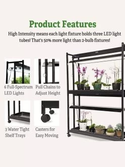 LED SunLite® High Intensity 2-Tier Garden -Garden Care Shop 8596023 4