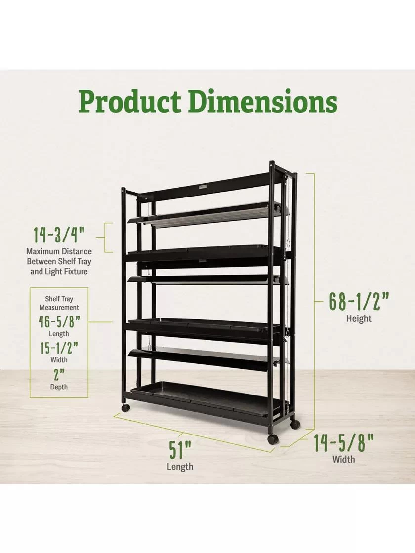 LED SunLite® High Intensity 3-Tier Garden 2 LED SunLite® High Intensity 3-Tier Garden - Image 2