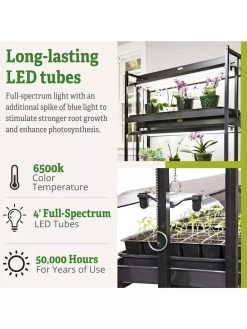 LED SunLite® High Intensity 3-Tier Garden 10 LED SunLite® High Intensity 3-Tier Garden -Garden Care Shop 8596024 7
