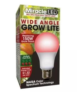 Miracle LED Corded 4-Socket Grow Light Kit With Bulbs, Full Spectrum And Red -Garden Care Shop 8599032 03V tif