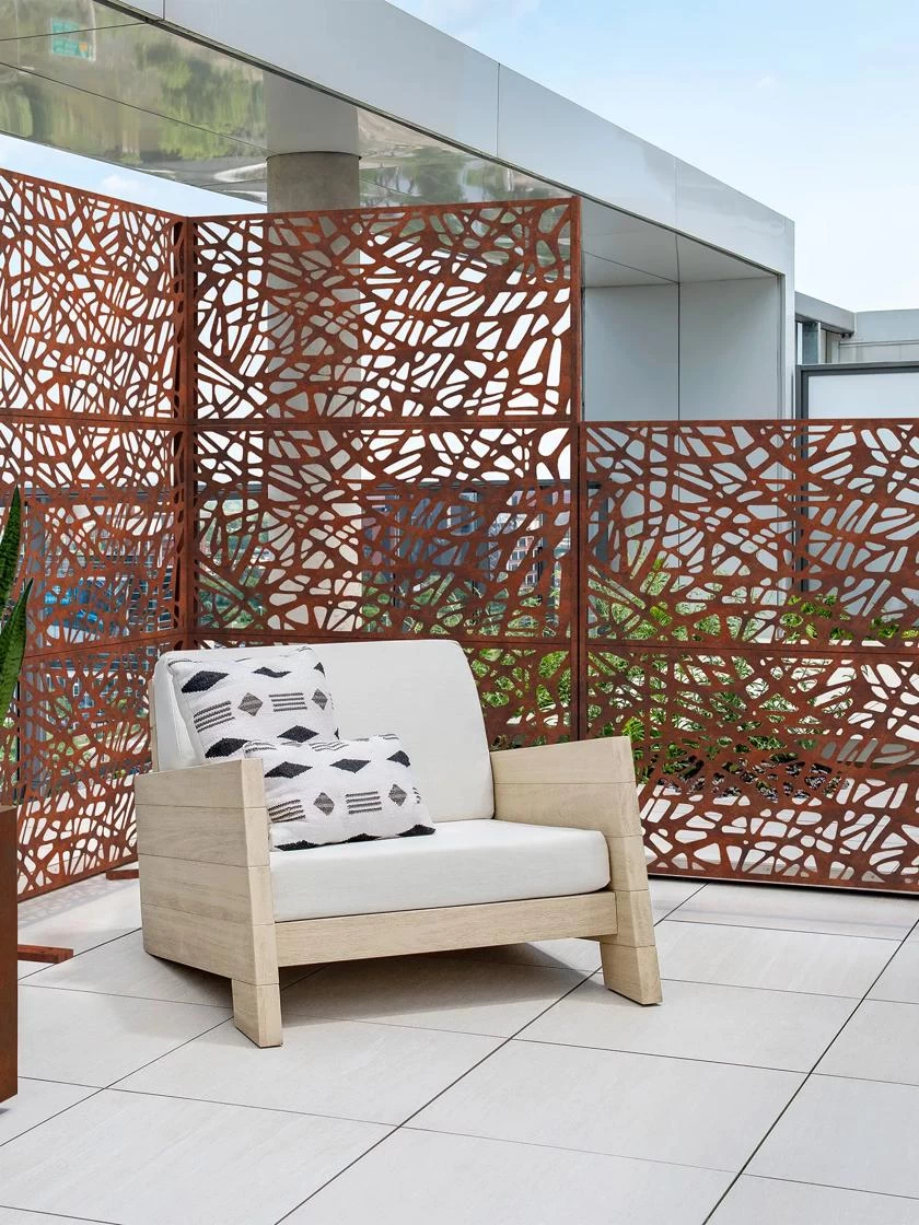 Veradek 2-Panel Privacy Screen Set, Web 3 Veradek 2-Panel Privacy Screen Set, Web - Image 3