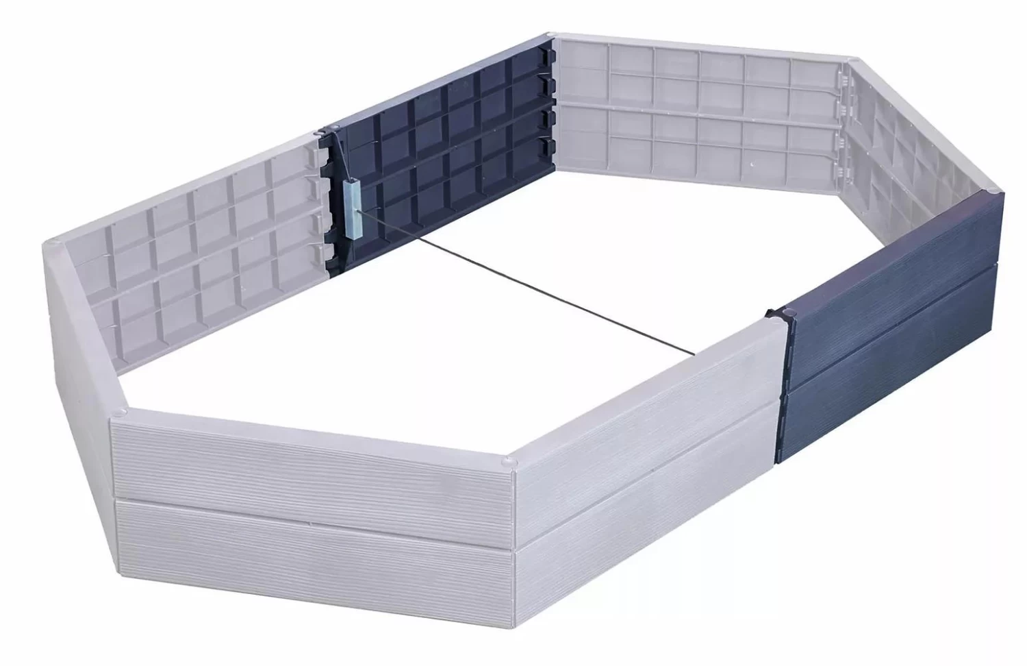 Extension Kit For The Exaco Hexagonal Raised Garden Bed Planter 1 Extension Kit For The Exaco Hexagonal Raised Garden Bed Planter