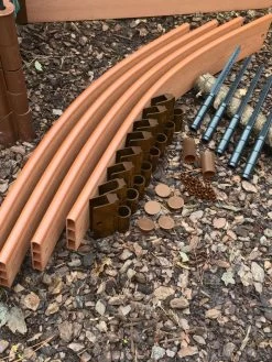 Curved Composite Landscape Edging Kit With 1" Boards 11 Curved Composite Landscape Edging Kit With 1" Boards -Garden Care Shop 8599404 05V tif