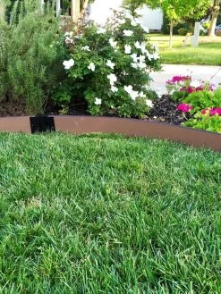 Curved Composite Landscape Edging Kit With 1" Boards 12 Curved Composite Landscape Edging Kit With 1" Boards -Garden Care Shop 8599404 08V tif