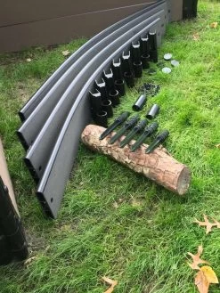 Curved Composite Landscape Edging Kit With 1" Boards 9 Curved Composite Landscape Edging Kit With 1" Boards -Garden Care Shop 8599404 16V tif