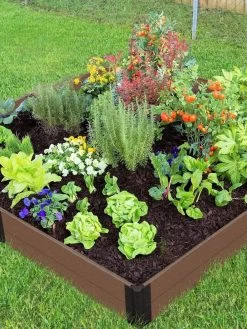 Composite Raised Bed With 1" Boards, 11" 17 Composite Raised Bed With 1" Boards, 11" -Garden Care Shop 8599452 01V tif