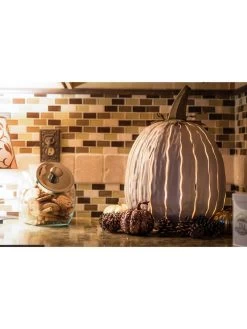 Desert Steel Pumpkin Luminary, Tall 15 Desert Steel Pumpkin Luminary, Tall -Garden Care Shop 8599559 08v