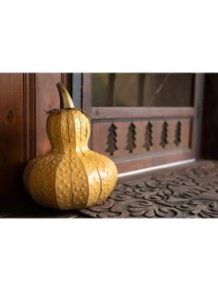 Desert Steel Gourd Luminary 9 Desert Steel Gourd Luminary -Garden Care Shop 8599562 02v