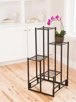 4-Tier Square Foldable Plant Stand
