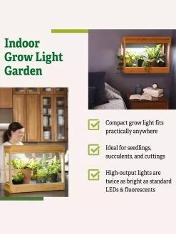 Bamboo Mini LED Grow Light Garden 17 Bamboo Mini LED Grow Light Garden -Garden Care Shop 8599624 04