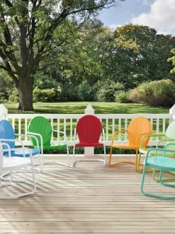 Crosley Griffith Metal Outdoor Chair -Garden Care Shop 8599640 01V tif