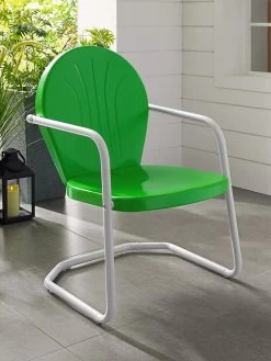 Crosley Griffith Metal Outdoor Chair -Garden Care Shop 8599640 08V tif