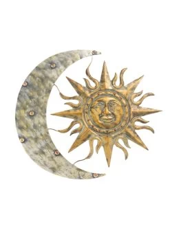 Aztec Sun And Moon Wall Art