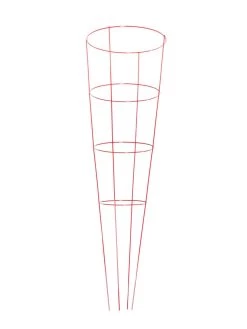 Heavy-Duty Plant Supports 54", Set Of 5 -Garden Care Shop 8600032 02v heavy duty colorful plant supports 54 inch red