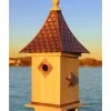 Copper Shingled Roof Bird House