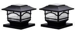 Solar Post Cap Railing Light 2-Pack 10 Solar Post Cap Railing Light 2-Pack -Garden Care Shop 8608699 03V tif