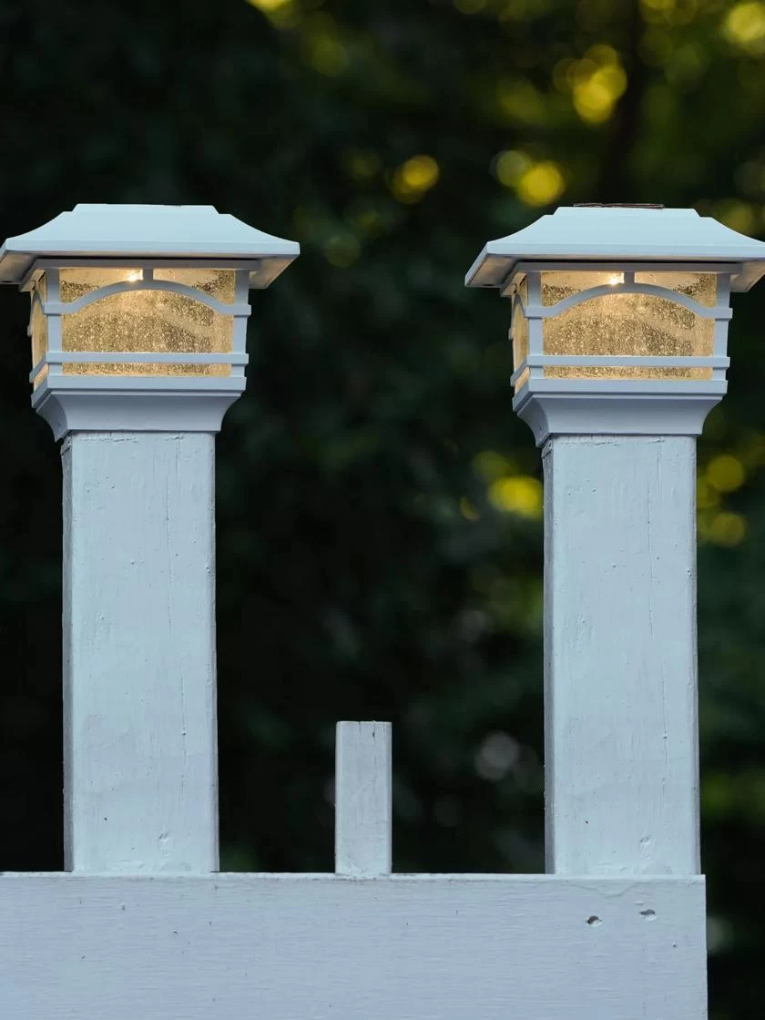 Solar Post Cap Railing Light 2-Pack 6 Solar Post Cap Railing Light 2-Pack - Image 6