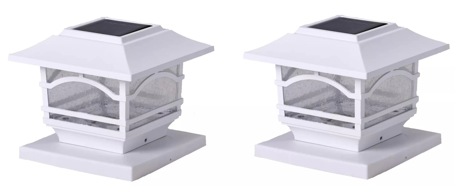 Solar Post Cap Railing Light 2-Pack 2 Solar Post Cap Railing Light 2-Pack - Image 2