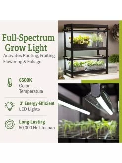 LED Stack-n-Grow Lights - 2-Tier System -Garden Care Shop 8608906 2