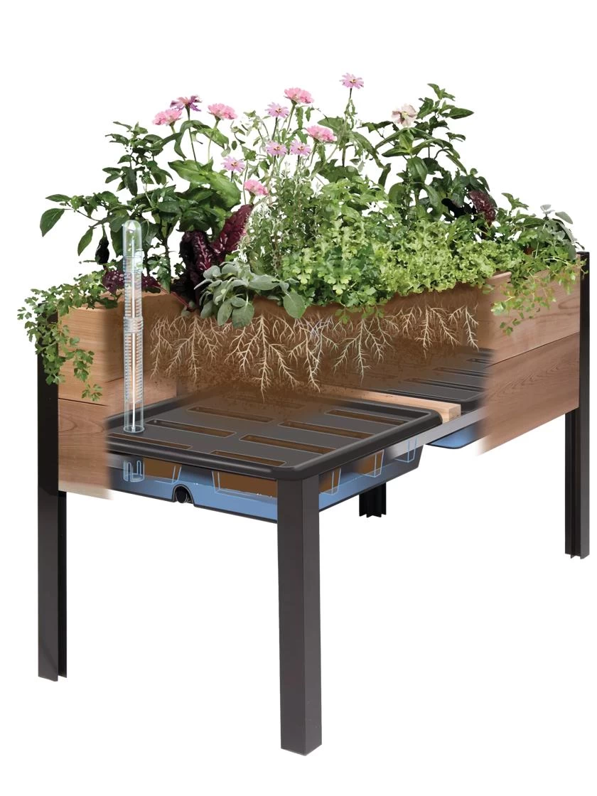 Self-Watering Elevated Planter Box, 2' X 4' 3 Self-Watering Elevated Planter Box, 2' X 4' - Image 3