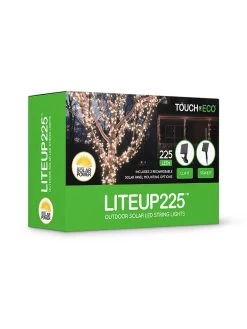 Solar LED String Lights, Lightup225™ -Garden Care Shop 8609142 02V tif