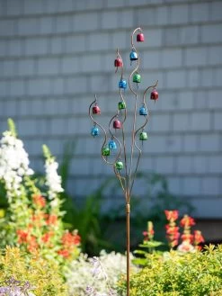 Bells Spiral Garden Stake