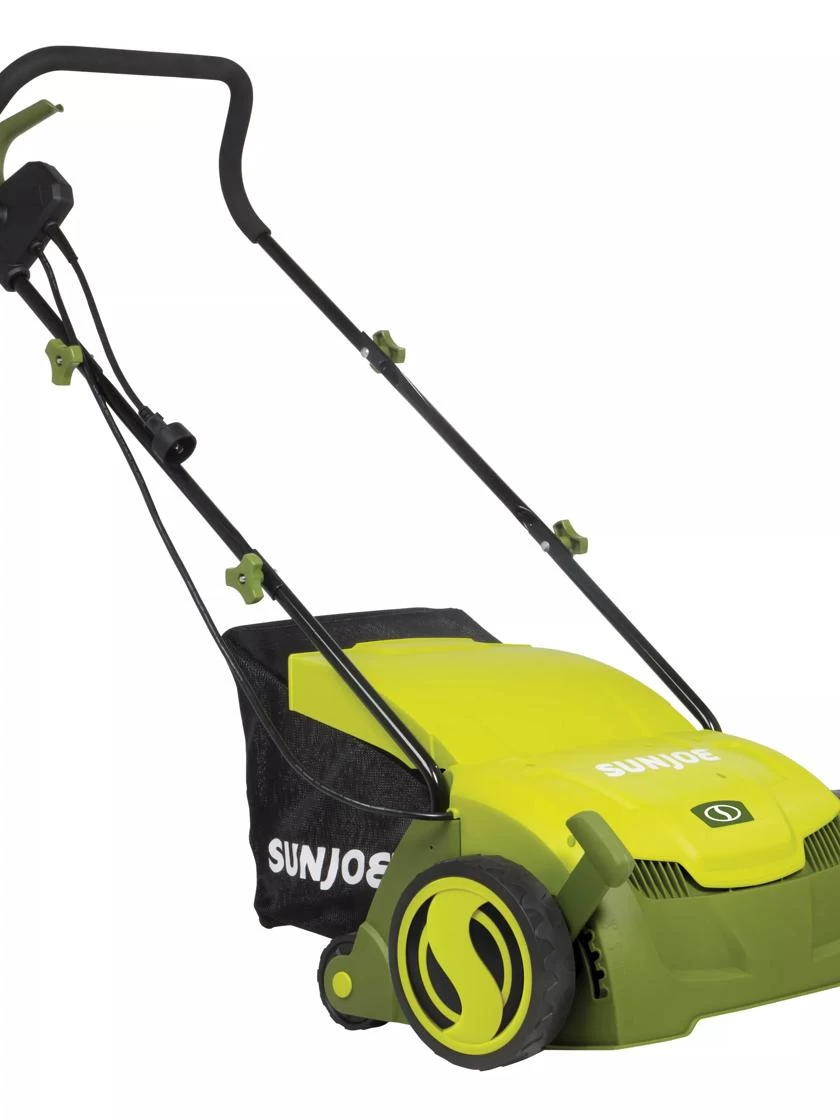 Sun Joe AJ801E Electric Lawn Dethatcher W/ Collection Bag | 13 Inch | 12 Amp | Scarifier 1 Sun Joe AJ801E Electric Lawn Dethatcher W/ Collection Bag | 13 Inch | 12 Amp | Scarifier