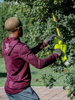 Sun Joe 24V-HT22-LTE 24-Volt ION+ Cordless Hedge Trimmer Kit | 22-Inch | W/ 2.0-Ah Battery And Charger -Garden Care Shop 8610657 07v