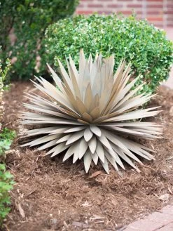 Desert Steel Yucca Plant Sculpture