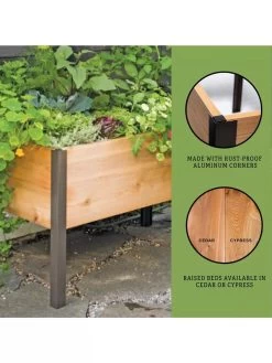 Elevated Planter Box, 2' X 4' -Garden Care Shop 8610894 3