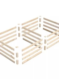 Pine Raised Garden Beds, 4'x8' 6 Pine Raised Garden Beds, 4'x8' -Garden Care Shop 8612238 01V jpg