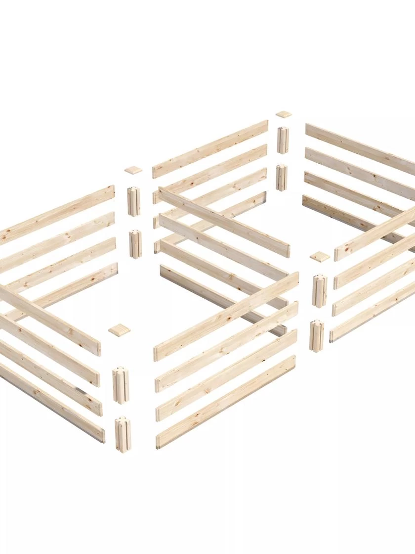 Pine Raised Garden Beds, 4'x8' 3 Pine Raised Garden Beds, 4'x8' - Image 3