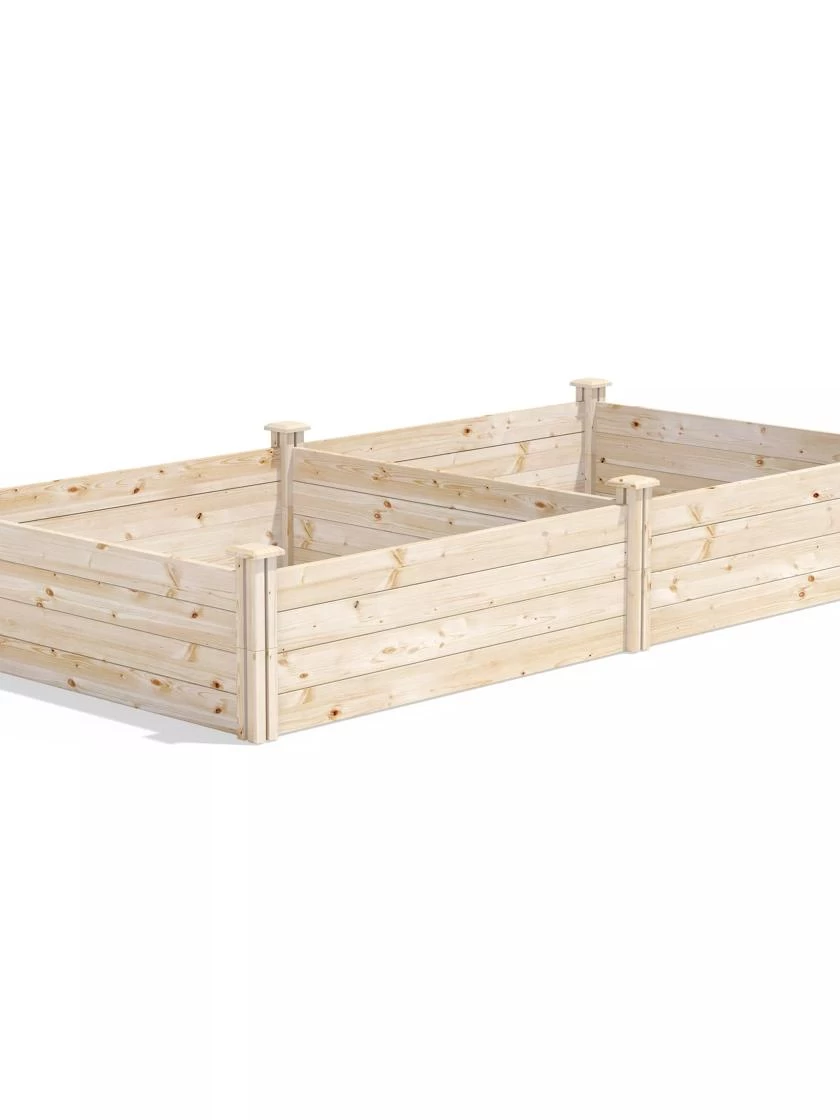 Pine Raised Garden Beds, 4'x8' 2 Pine Raised Garden Beds, 4'x8' - Image 2