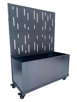 Nice Corten Trough Planters With Privacy Screen -Garden Care Shop 8612382 01V png