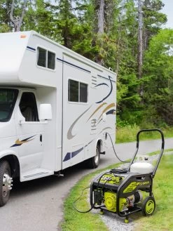 Sun Joe® 4,100/3,300-Running Watt Propane Powered Portable Generator W/24VBattery Starter -Garden Care Shop 8612525 07v