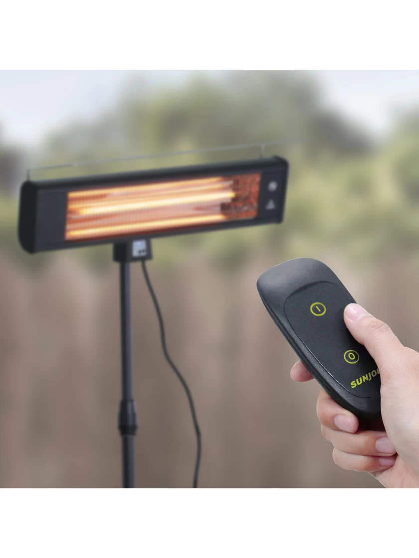 Sun Joe® 1500W Elec. Infrared OD Patio Heater, Adjust Ht. Range, W/Wall Bracket & Cover 4 Sun Joe® 1500W Elec. Infrared OD Patio Heater, Adjust Ht. Range, W/Wall Bracket & Cover - Image 4