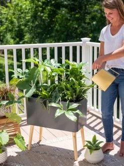 Ava Self-Watering Rectangular Planter -Garden Care Shop 8612691 0011