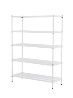 MeshWorks © 5 Tier Plant Shelving -Garden Care Shop 8613014 11v meshworks 5 tier plant shelf white